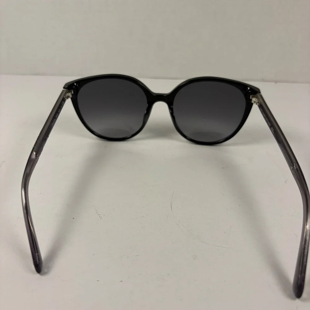 Kate Spade Erlyn Sunglasses Women 56mm Black Grey Gradient Round ERLYN/G/S BSC9O